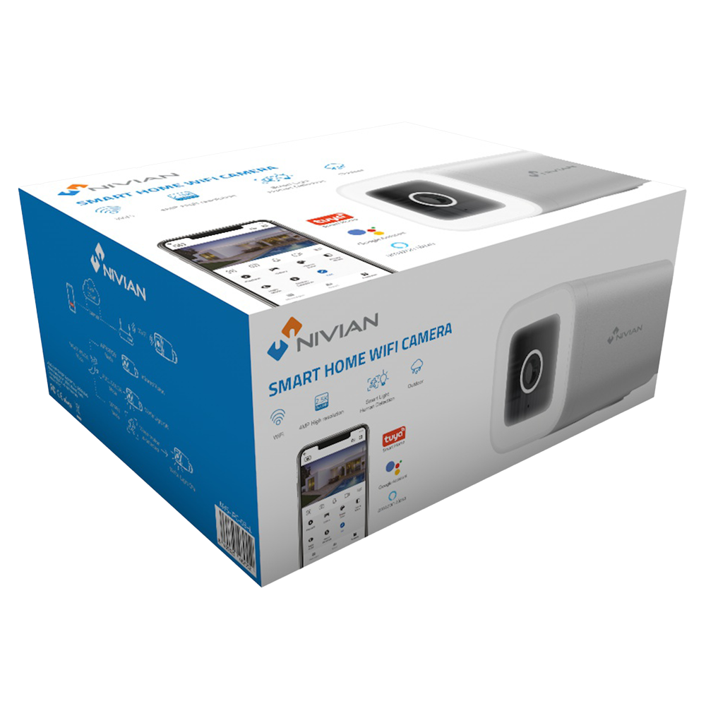 Caméra intelligente Nivian 2.5K 4MP/NVS-IPC-03-L