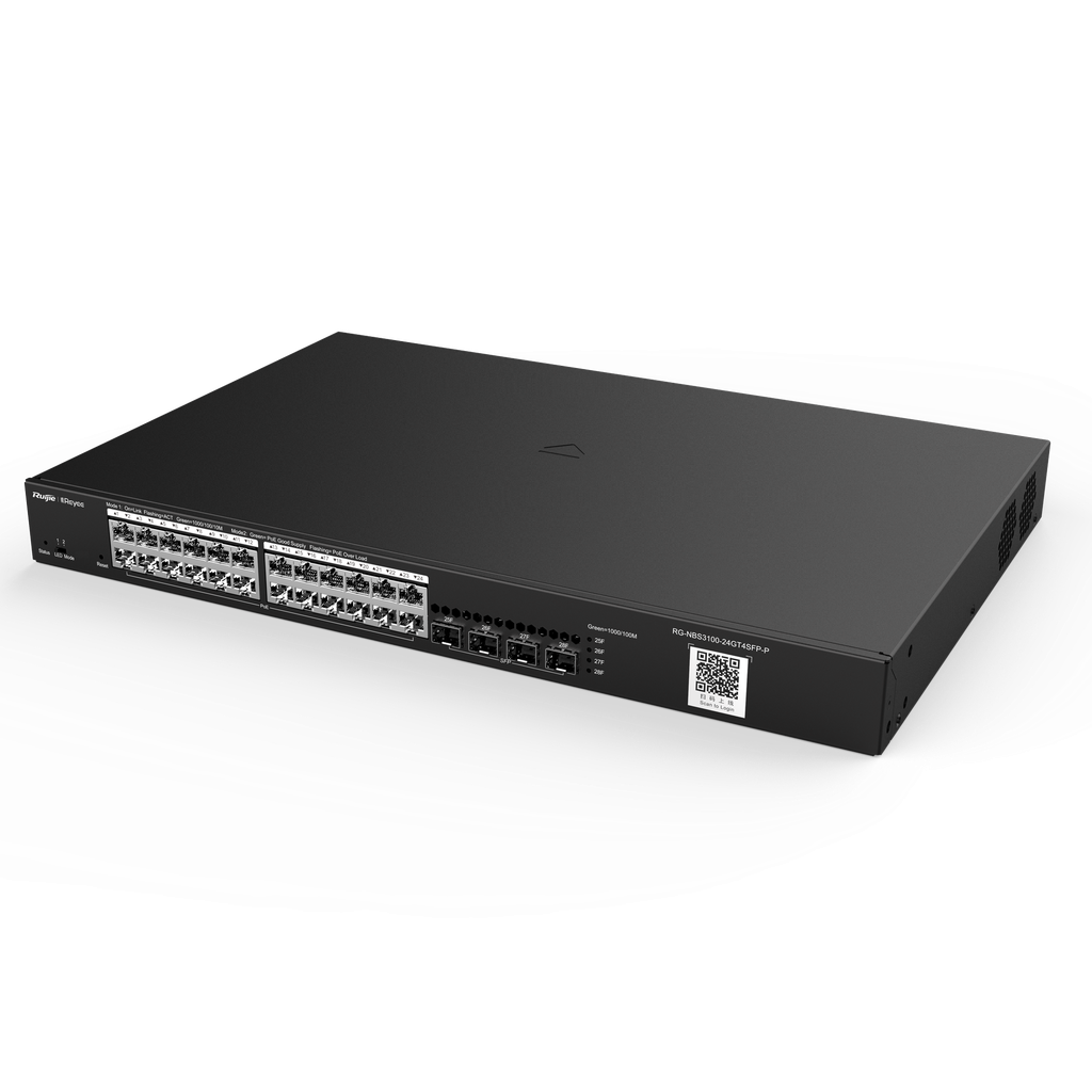 RG-NBS3100-24GT4SFP-P / Switch 24 ports PoE Gigabit / 4 SFP Gigabit