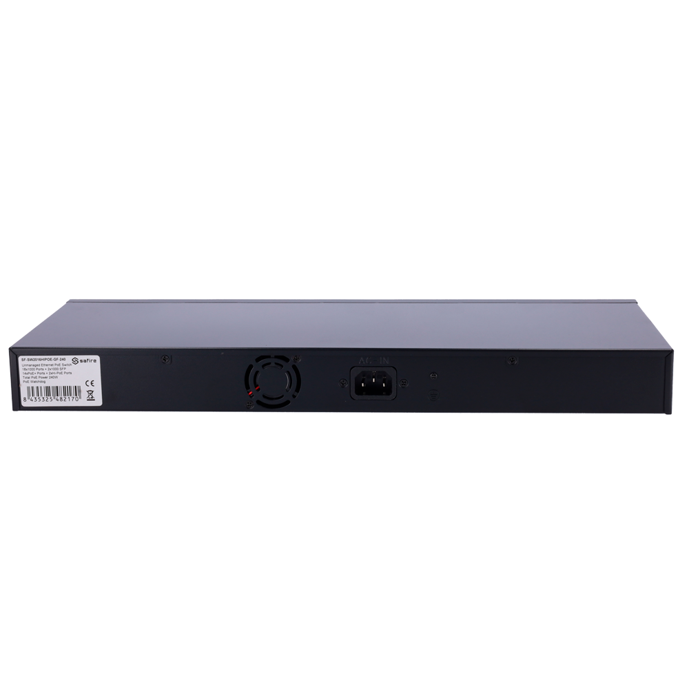 SF-SW2016HIPOE-GF-240 / SAFIRE / SWITCH / 16 PORT / 240W