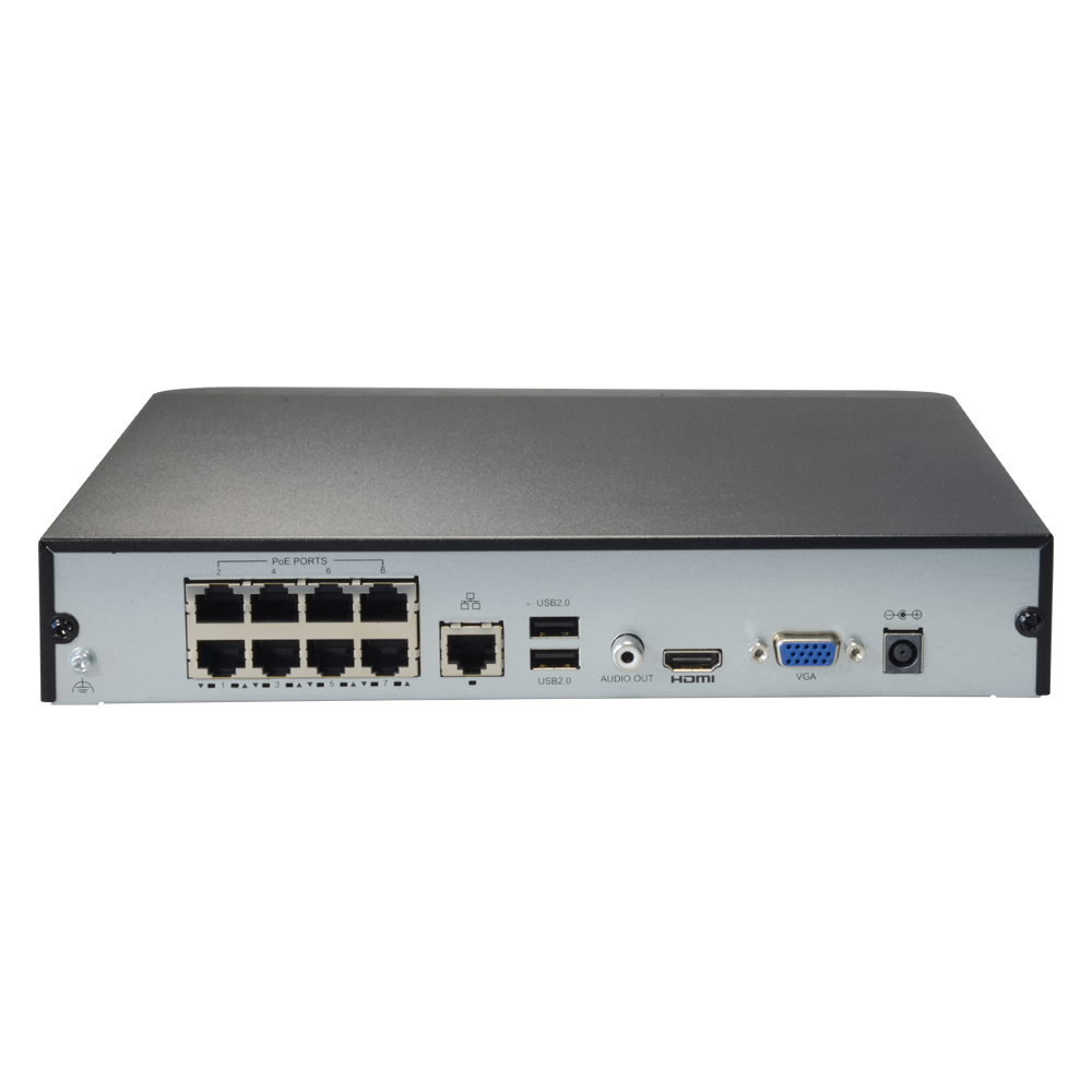 Enregistreur NVR Uniarque 8 ports / UV-NVR-108E2-P8