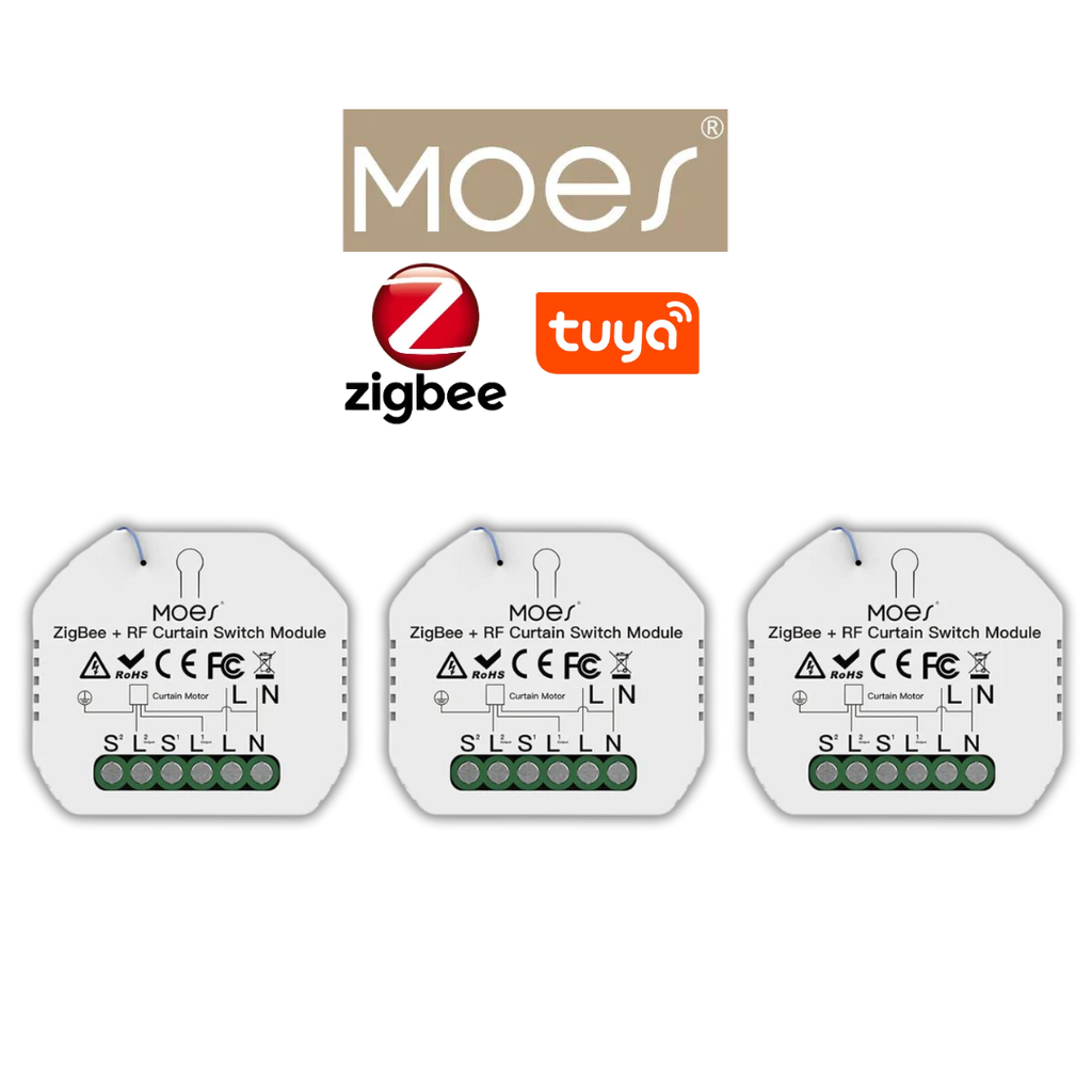 Pack 3 MOES zigbee volet roulant / PACKMO-VRZ-3