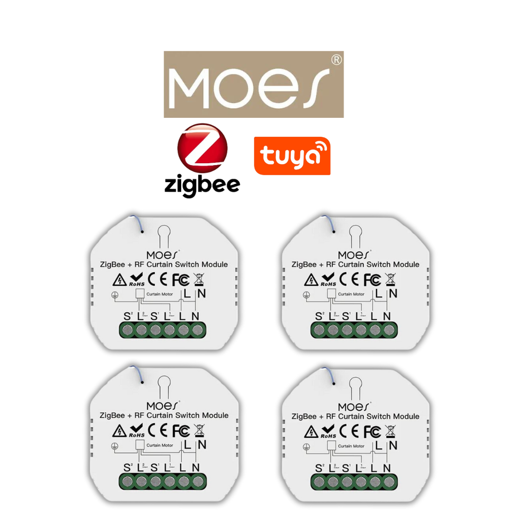 Pack 4 MOES zigbee volet roulant / PACKMO-VRZ-4