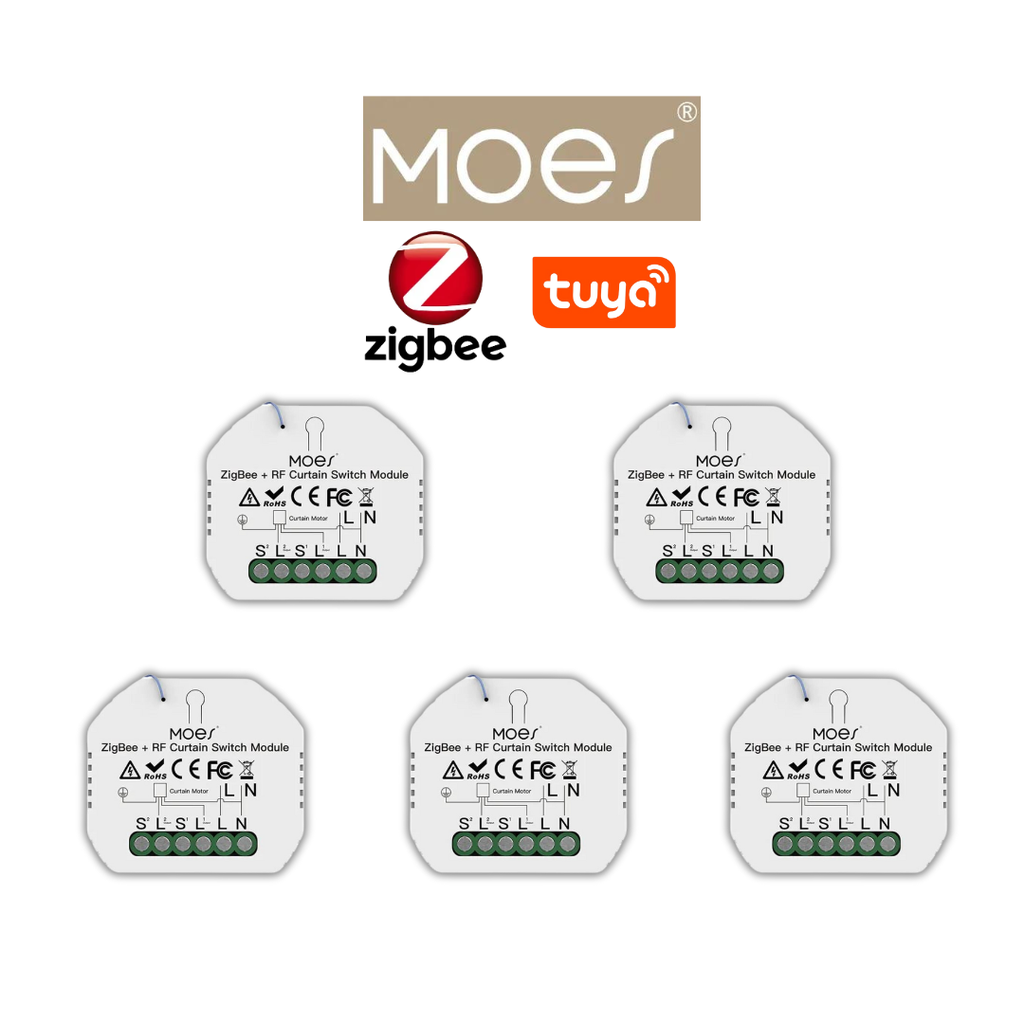 Pack 5 MOES zigbee volet roulant / PACKMO-VRZ-5