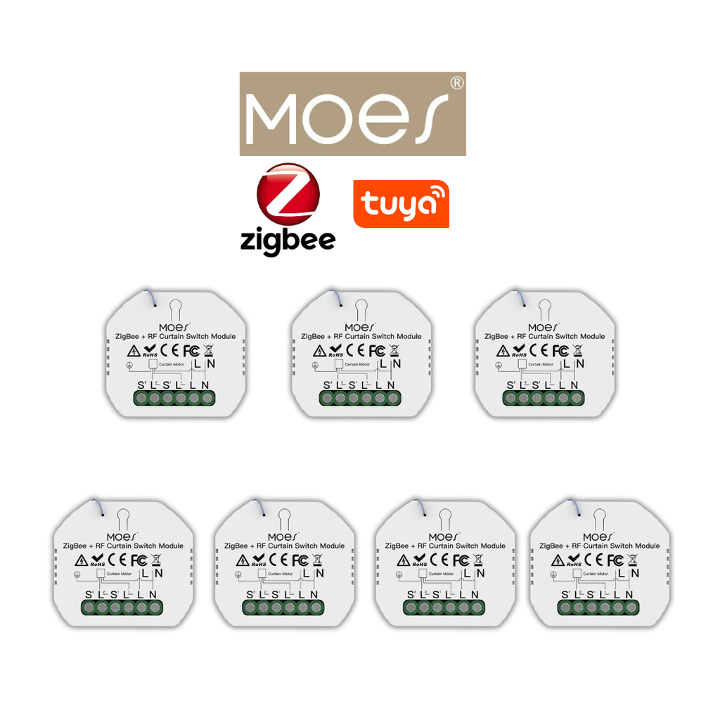 Pack 7 MOES zigbee volet roulant / PACKMO-VRZ-7