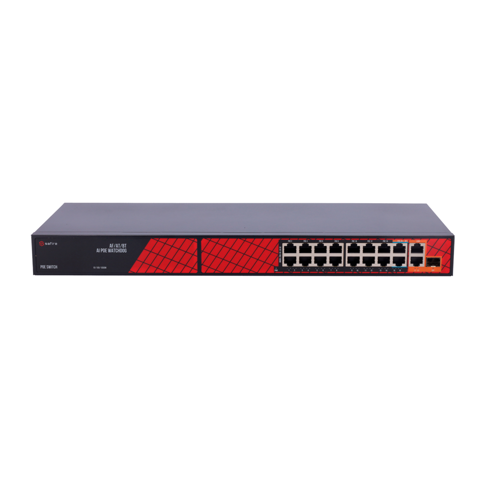 Safire Switch Hi-PoE / SF-SW1916HIPOE-HF-300