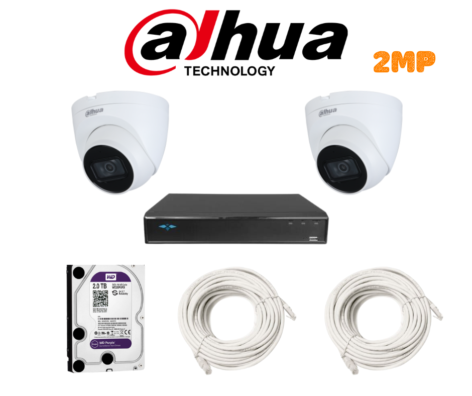 PACKDAH-IP-2MP-2 / PACK 2 CAMERAS DAHUA 2MP-IP