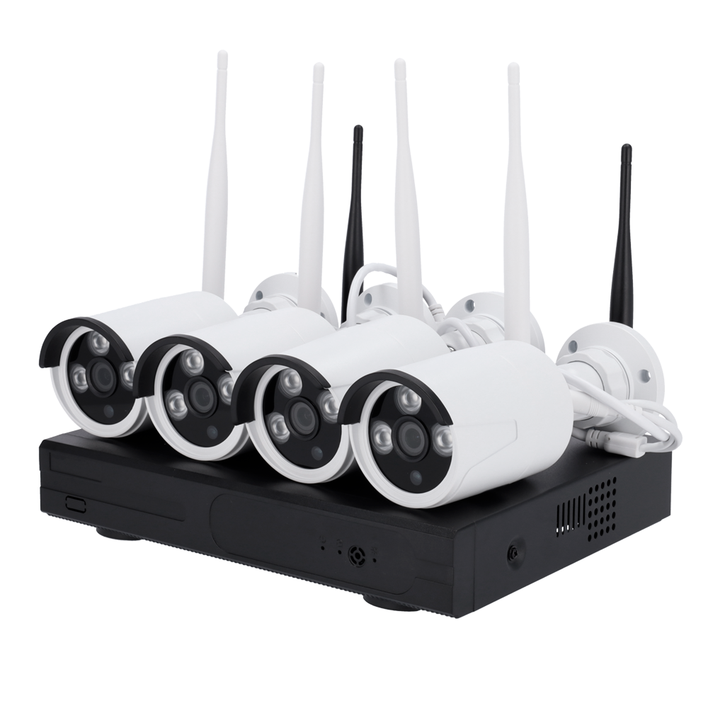 NV-KIT830W-4CAM / Kit 4 caméras / WiFi / 3MP / IR 20m