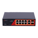 SF-SW1208HIPOE-GF-120 / Switch PoE / 8 Ports PoE / 2 SFP / 120W