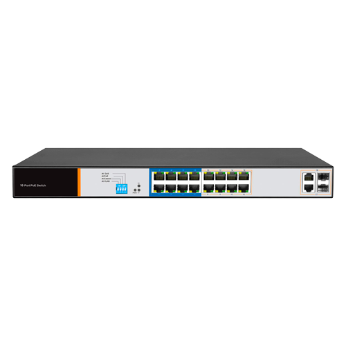 Switch PoE 16 ports PoE + 2 ports Combo Uplink/SFP