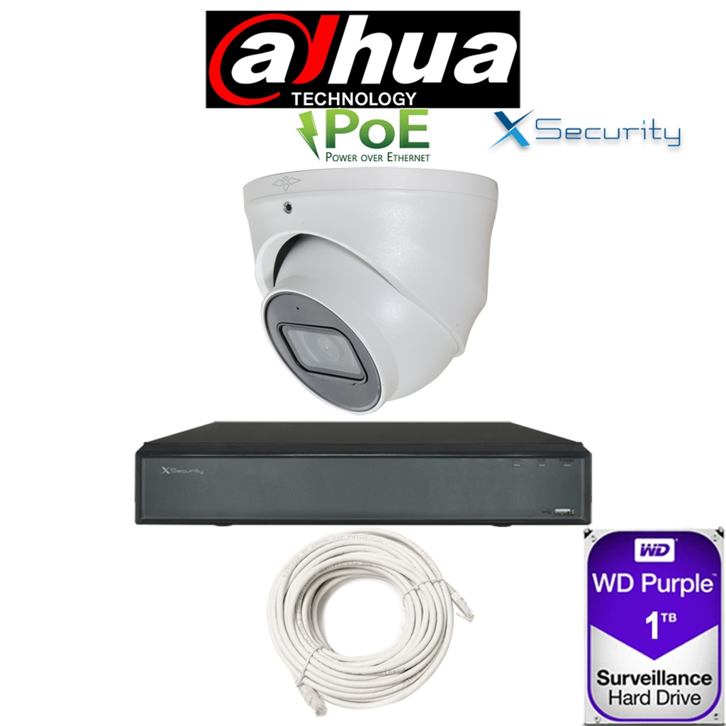 PACK X-SECURITY IP 1 CAMERA