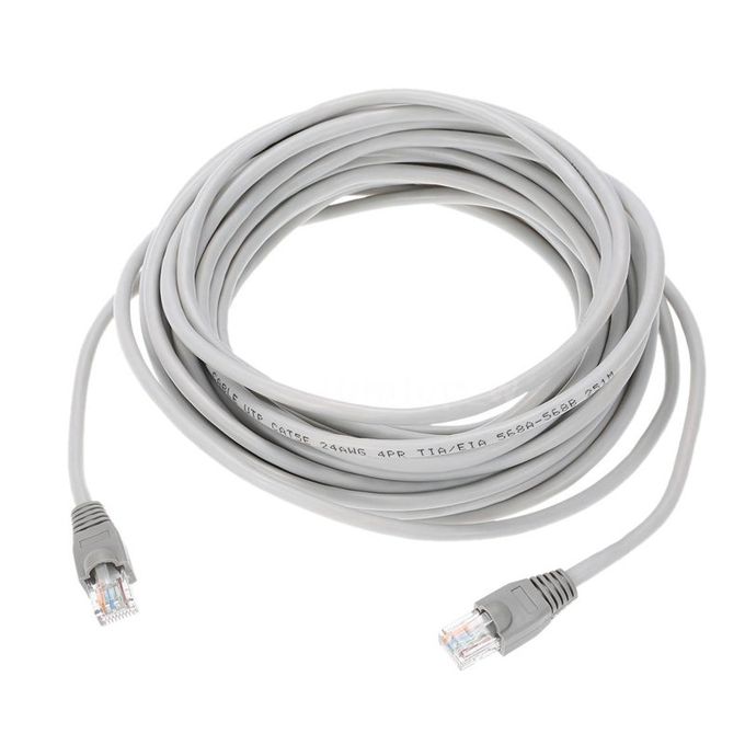 Cordon RJ45 20m GRIS