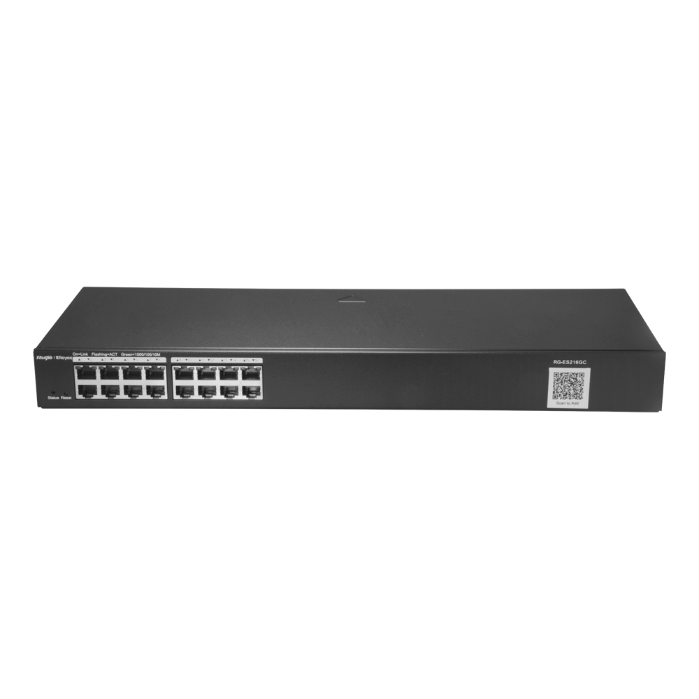 Switch de Bureau Reyee 16 Ports Manageable / RG-ES216GC