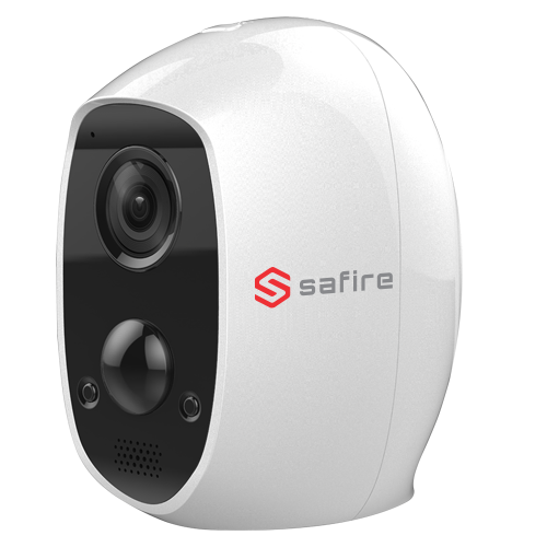 Caméra SAFIRE IP Wifi 2MP IR7,5 sur batterie SD