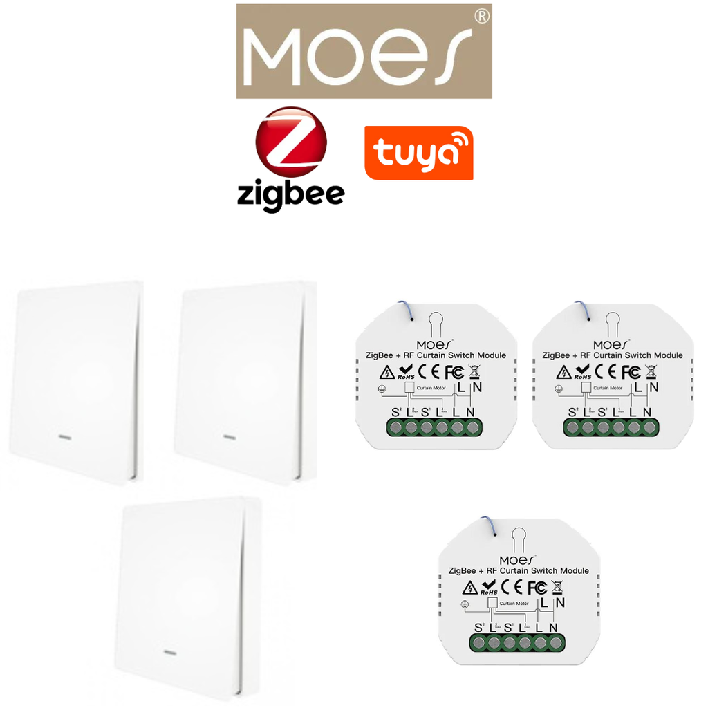 Pack 3 MOES zigbee éclairage / PACKMO-Z-ECL-3